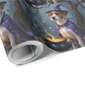 Chesapeake Bay Terrier grillige Halloween Cadeaupapier (Rol Hoek)