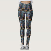 Chesapeake Bay Terrier grillige Halloween Leggings (Voorkant)