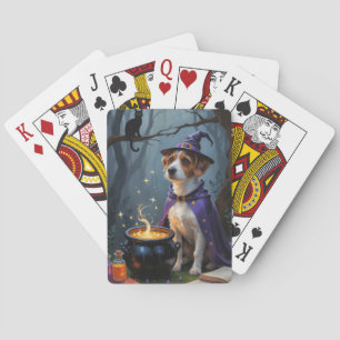Chesapeake Bay Terrier grillige Halloween Pokerkaarten