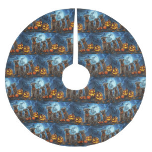 Chesapeake Bay Terrier Halloween Griezelen Kerstboom Rok