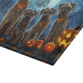 Chesapeake Bay Terrier Halloween Griezelig Snijplank (Hoek)