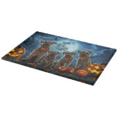 Chesapeake Bay Terrier Halloween Griezelig Snijplank (Hoek)
