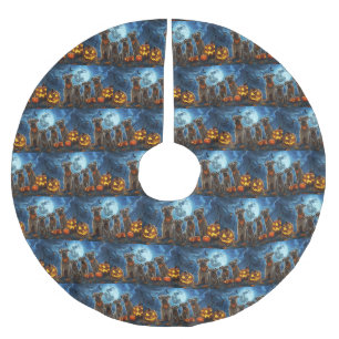 Chesapeake Bay Terrier Halloween Spooky Kerstboom Rok