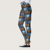 Chesapeake Bay Terrier Halloween Spooky Leggings (Links)
