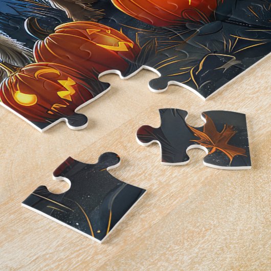 Chesapeake Bay Terrier Halloween Spooky Legpuzzel (Zijkant)