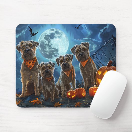 Chesapeake Bay Terrier Halloween Spooky Muismat (Met muis)