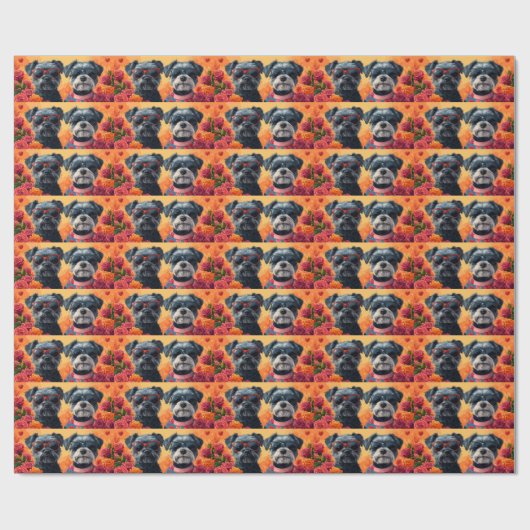 Chesapeake Bay Terrier Hart Rozen Valentijnsdag Cadeaupapier (Vlak)