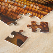 Chesapeake Bay Terrier Herfst Oogst Thanksgiving Legpuzzel (Zijkant)