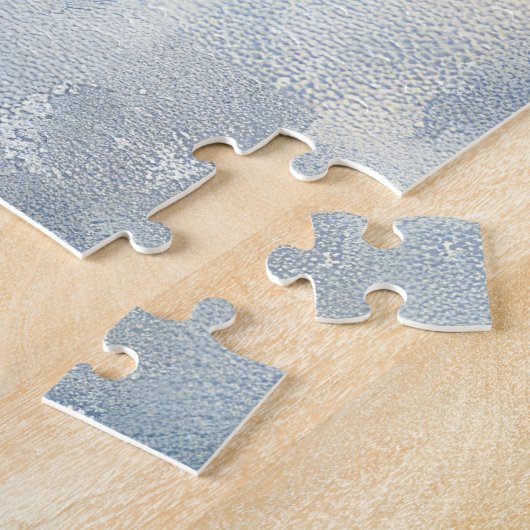 Chesapeake Bay Terrier Hond in Sledge Kerstmis Legpuzzel (Zijkant)