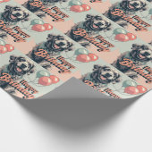 Chesapeake Bay Terriër Hond Kleurrijk Cadeaupapier (Hoek)