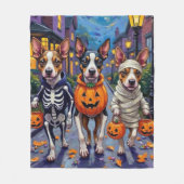 Chesapeake Bay Terrier Honden Halloween Kostuums Fleece Deken (Voorkant)
