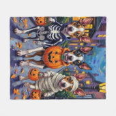Chesapeake Bay Terrier Honden Halloween Kostuums Fleece Deken (Voorkant (Horizontaal))