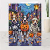 Chesapeake Bay Terrier Honden Halloween Kostuums Kaart (Voorkant)