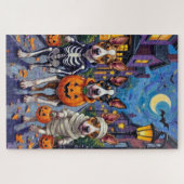 Chesapeake Bay Terrier Honden Halloween Kostuums Legpuzzel (Horizontaal)