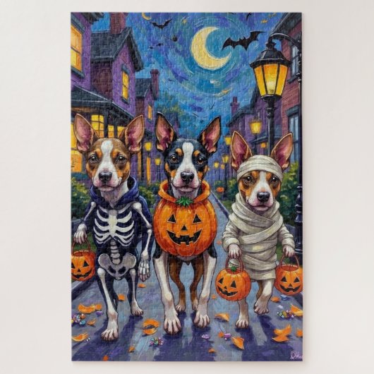 Chesapeake Bay Terrier Honden Halloween Kostuums Legpuzzel (Verticaal)
