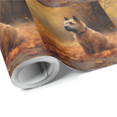 Chesapeake Bay Terrier in de herfst verlof Cadeaupapier (Rol Hoek)