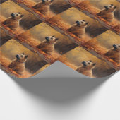 Chesapeake Bay Terrier in de herfst verlof Cadeaupapier (Hoek)