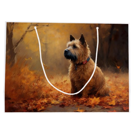 Chesapeake Bay Terrier in de herfst verlof Groot Cadeauzakje (Achterkant)