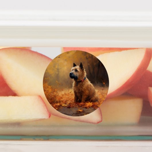 Chesapeake Bay Terrier in de herfst verlof Labels (Aangebracht)