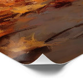 Chesapeake Bay Terrier in de herfst verlof Perfect Poster (Hoek)