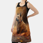 Chesapeake Bay Terrier in de herfst verlof Schort (Insitu)