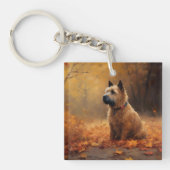 Chesapeake Bay Terrier in de herfst verlof Sleutelhanger (Voorkant)