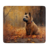 Chesapeake Bay Terrier in de herfst verlof Snijplank (Voorkant)