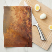 Chesapeake Bay Terrier in de herfst verlof Theedoek (Quarter Fold)