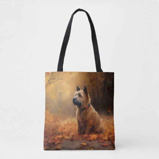 Chesapeake Bay Terrier in de herfst verlof Tote Bag (Voorkant)