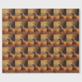 Chesapeake Bay Terrier in herfstblad Cadeaupapier (Vlak)