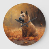 Chesapeake Bay Terrier in herfstblad Grote Klok (Voorkant)