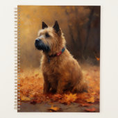 Chesapeake Bay Terrier in herfstblad Planner (Voorkant)