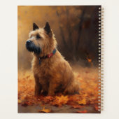Chesapeake Bay Terrier in herfstblad Planner (Achterkant)