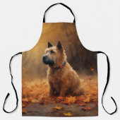 Chesapeake Bay Terrier in herfstblad             Schort (Voorkant)