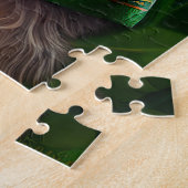 Chesapeake Bay Terrier in St. Patrick's Day Dress Legpuzzel (Zijkant)