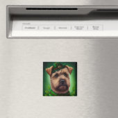 Chesapeake Bay Terrier in St. Patrick's Day Dress Magneet (Insitu (Vaatwasser))