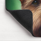 Chesapeake Bay Terrier in St. Patrick's Day Dress Muismat (Hoek)