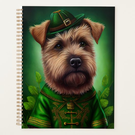 Chesapeake Bay Terrier in St. Patrick's Day Dress Planner (Voorkant)