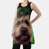 Chesapeake Bay Terrier in St. Patrick's Day Dress Schort (Insitu)