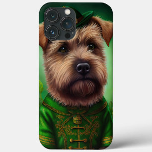 Chesapeake Bay Terrier in St. Patrick's Day-jurk Case-Mate iPhone Case