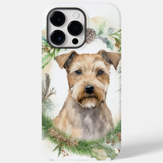 Chesapeake Bay Terrier Kerstkrans feestelijk Case-Mate iPhone Case (Achterkant)
