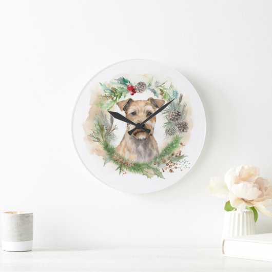 Chesapeake Bay Terrier Kerstkrans feestelijk Grote Klok (Huis)
