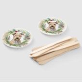 Chesapeake Bay Terrier Kerstkrans feestelijk Handwaaier