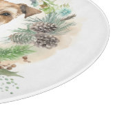 Chesapeake Bay Terrier Kerstkrans feestelijk Snijplank (Hoek)