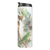 Chesapeake Bay Terrier Kerstkrans feestelijk Thermosbeker (Geroteerd rechts)