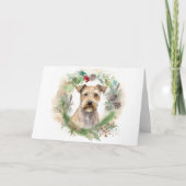 Chesapeake Bay Terrier Kerstkrans Festive Kaart (Voorkant)