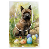 Chesapeake Bay Terrier met paaseieren Vakantie Medium Cadeauzakje (Voorkant)