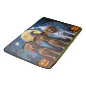 Chesapeake Bay Terrier Pompoen Halloween Grappig Badmat (Gekanteld)