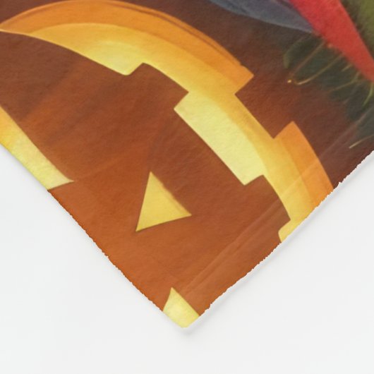 Chesapeake Bay Terrier Pompoen Halloween Grappig Fleece Deken (Hoek)