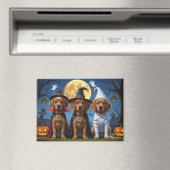 Chesapeake Bay Terrier Pompoen Halloween Grappig Magneet (Insitu (Vaatwasser))